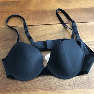 Wolford “Voile” classic black push-up bra (34B)